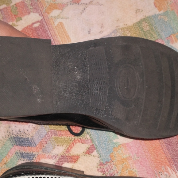 Vintage Y2K City Snappers Classic Black and White Chunky Oxford Shoes 6.5 - Picture 7 of 9